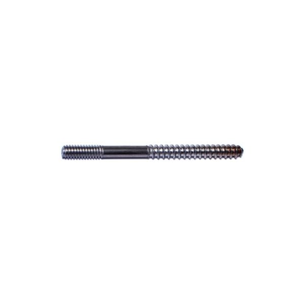 1/4 in Thread to 1/4"-20 Thread, 100 PK Steel, Plain Finish